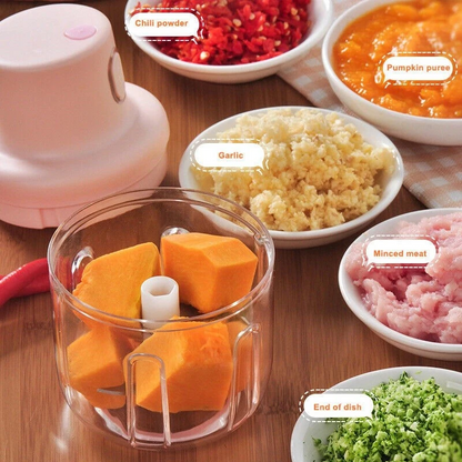 Mini Electric Chopper vegetable cutter household...