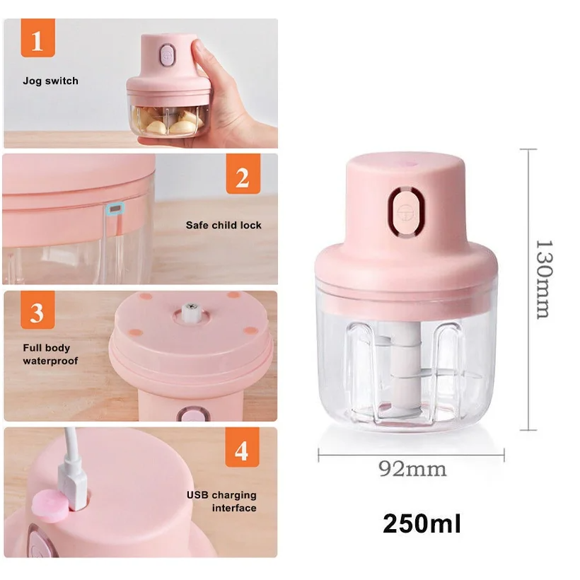 Mini Electric Chopper vegetable cutter household...